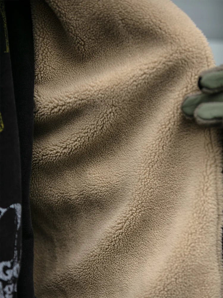 Blouson Cocoon Hiver Doublé Polaire – Veste Chaude Sherpa Confort Premium pour Homme - shop_mode - pull_hiver - pull_cocooning - pull_automne - gants_chaud